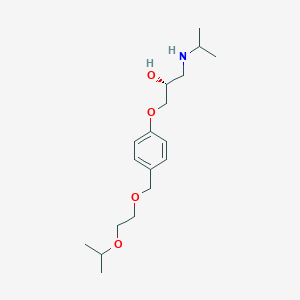 molecular formula C18H31NO4 B011590 r-(+)-bisoprolol CAS No. 111051-40-2