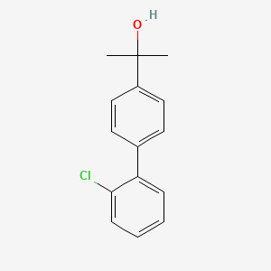 [1,1'-Biphenyl]-4-methanol, 2'-chloro-alpha,alpha-dimethyl-