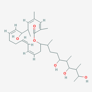 (3Z,5Z,9Z,13Z,15Z)-8-hydroxy-3,5,7-trimethyl-18-(5,7,9-trihydroxy-6,8-dimethyldecan-2-yl)-1-oxacyclooctadeca-3,5,9,13,15-pentaen-2-one