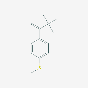 Benzene, 1-(2,2-dimethyl-1-methylenepropyl)-4-(methylthio)-