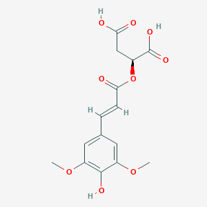 (S)-2-((3-(4-Hydroxy-3,5-dimethoxyphenyl)acryloyl)oxy)succinic acid