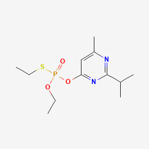 Phosphorothioic acid, O,S-diethyl O-(2-isopropyl-6-methyl-4-pyrimidinyl) ester