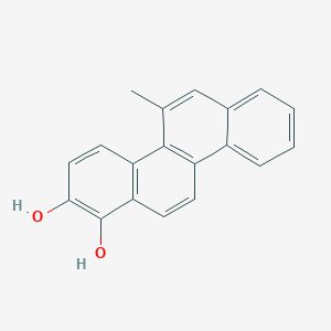 1,2-Chrysenediol, 5-methyl-