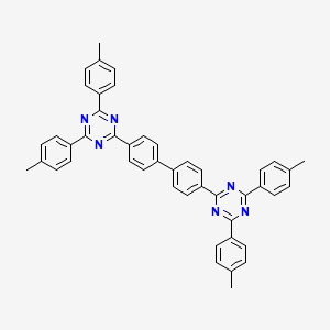 2,2'-([1,1'-Biphenyl]-4,4'-diyl)bis[4,6-bis(4-methylphenyl)-1,3,5-triazine]