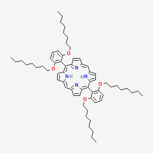 5,15-bis(2,6-dioctoxyphenyl)-21,23-dihydroporphyrin