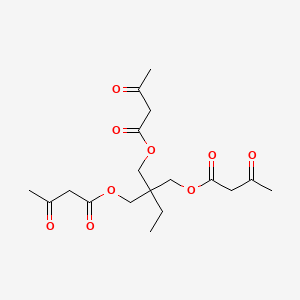 BUTANOIC ACID, 3-OXO-, 2-[(1,3-DIOXOBUTOXY)METHYL]-2-ETHYL-1,3-PROPANDIYL ESTER