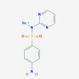 molecular formula C10H10N4NaO2S B000164 Sulfadiazine sodium CAS No. 547-32-0