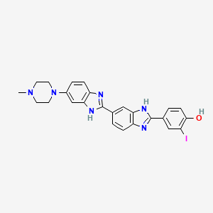 2-(2-(3-Iodo-4-hydroxyphenyl)-6-benzimidazolyl)-6-(1-methyl-4-piperazyl)benzimidazole