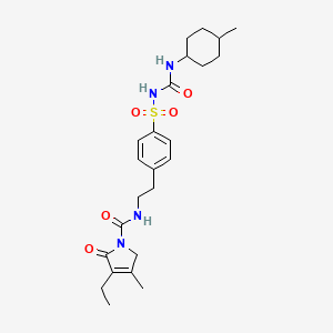 molecular formula C24H34N4O5S B1671586 Glimepiride CAS No. 93479-97-1