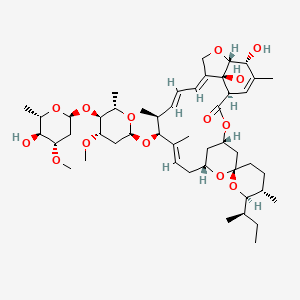 molecular formula C48H74O14 B1672693 Ivermectin B1a CAS No. 70288-86-7