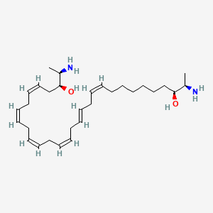 (2R,3S,5Z,8Z,11Z,14Z,17E,20Z,28S,29R)-2,29-diaminotriaconta-5,8,11,14,17,20-hexaene-3,28-diol