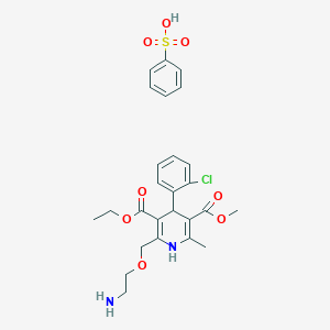 molecular formula C26H31ClN2O8S B192989 Amlodipine besylate CAS No. 111470-99-6