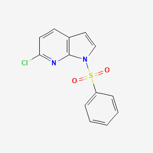 6-Chloro-1-(phenylsulfonyl)-1H-pyrrolo[2,3-b]pyridine