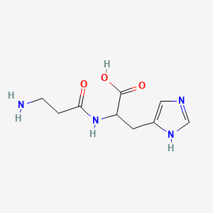 2-(3-aminopropanoylamino)-3-(1H-imidazol-5-yl)propanoic acid