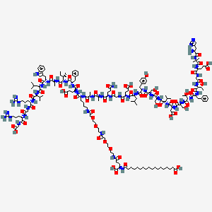 molecular formula C187H291N45O59 B3030467 Semaglutide CAS No. 910463-68-2