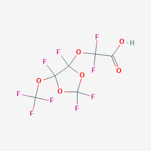 Difluoro{[2,2,4,5-tetrafluoro-5-(trifluoromethoxy)-1,3-dioxolan-4-yl]oxy}acetic acid