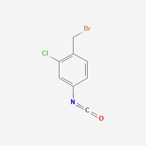 4-Bromomethyl-3-chlorophenylisocyanate