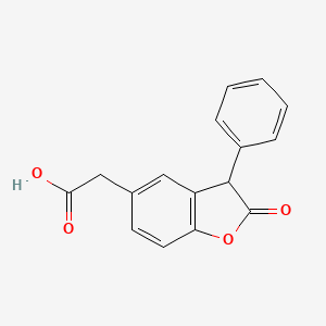 2,3-Dihydro-2-oxo-3-phenyl-5-benzofuranacetic acid