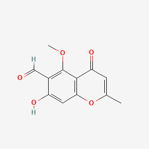 7-Hydroxy-5-methoxy-2-methyl-4-oxo-4H-chromene-6-carbaldehyde