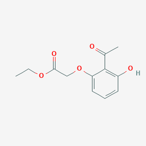 Ethyl (2-acetyl-3-hydroxyphenoxy)acetate