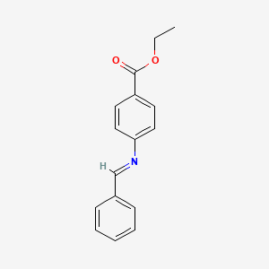 (E)-Ethyl 4-(benzylideneamino)benzoate