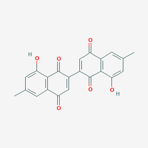 8-Hydroxy-2-(8-hydroxy-6-methyl-1,4-dioxonaphthalen-2-yl)-6-methylnaphthalene-1,4-dione